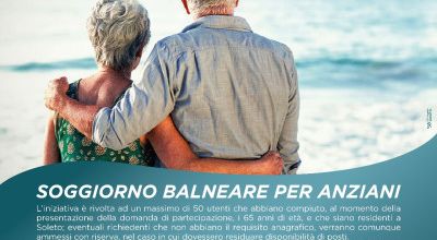 AVVISO PUBBLICO UN’ESTATE AL MARE – SOGGIORNO BALNEARE PER ANZIANI