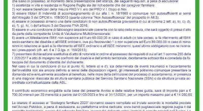 AVVISO PUBBLICO PER LA PRESENTAZIONE DELLE DOMANDE DI ACCESSO AL SOSTEGNO ...