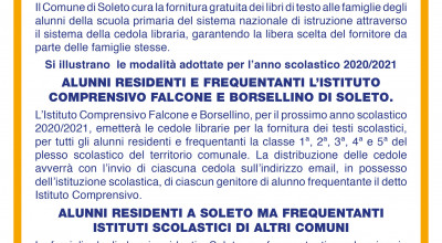 fornitura cedole librarie alunni frequentanti la scuola primaria, residenti n...