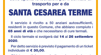 Servizio di trasporto per e da Santa Cesarea Terme