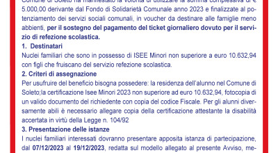  AVVISO PUBBLICO FINALIZZATO ALLA CONCESSIONE DI VOUCHER/CONTRIBUTO ALLE FAMI...