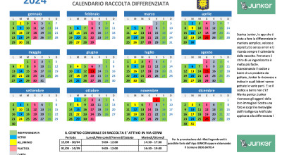 Calendario della Raccolta Differenziata 2024