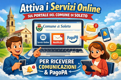 Ricevi le comunicazioni e i PagoPa via email