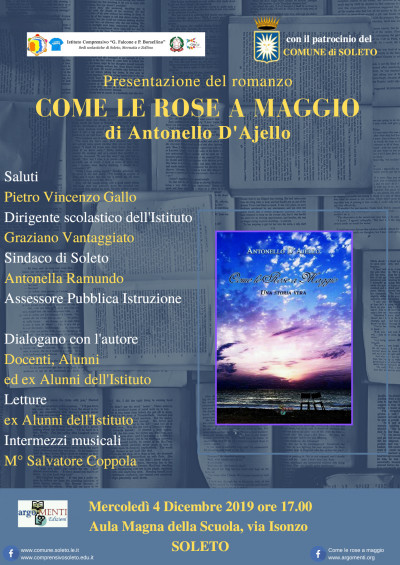 Presentazione del romanzo  Come le rose a maggio