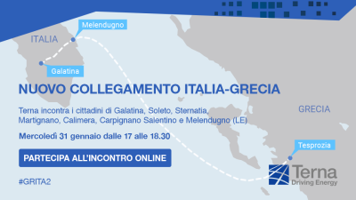 Terna incontra online i cittadini di Galatina, Soleto, Sternatia, Martignano,...