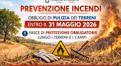 Prevenzione incendi: obblighi per la pulizia dei terreni entro il 31 maggio