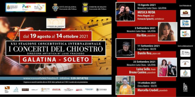 XXI stagione concertistica internazionale I Concerti del chiostro - Direzione...