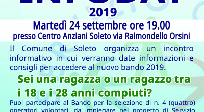 INFODAY - Servizio Civile Universale 2019