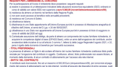 AVVISO PUBBLICO AL FINE DI ACCEDERE AL CONTRIBUTO REGIONALE FINALIZZATO AL SU...