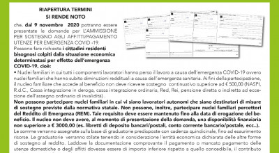 EMERGENZA COVID -19. INTERVENTI IN FAVORE DI PERSONE IN GRAVE STATO DI BISOGN...