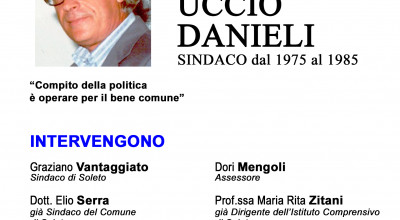 Intitolazione LARGO UCCIO DANIELI - Sindaco dal 1975 al 1985