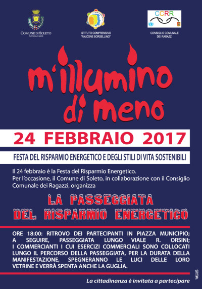 M'ILLUMINO DI MENO - 24 FEBBRAIO 2017