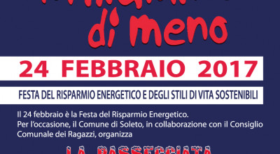 M'ILLUMINO DI MENO - 24 FEBBRAIO 2017